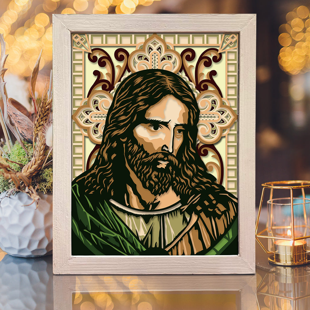Jesus 10 – 3D Paper Cut Shadow Box File - Cricut File - (8x10 inches) -