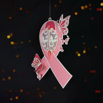 Cancer - 3D Paper Cut Lantern File  - Cricut File  -
